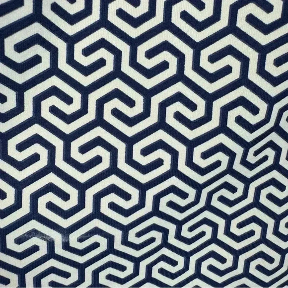 J.McLaughlin Henley Collared Dress Tie Waist Belt 3/4 Sleeve Office Career M - Picture 5 of 6